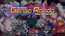 Touhou Genso Rondo: Bullet Ballet Title Screen